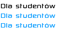 Dla studentów