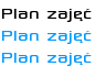 Plan zajęć