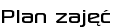 Plan zajęć